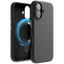 Funda Suave Magsafe Compatible iPhone 16 Plus Negro