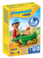 Playmobil 1.2.3 - obrero con carretilla