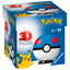 Ravensburger puzle 3d - pokémon superball azul 54 piezas