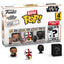 Funko bitty pop! star wars: the mandalorian ? moff gideon, incinerator storm trooper, dark trooper y ?