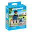 Playmobil - corredor con border collie