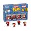 Funko bitty pop! marvel: spider-man - peter parker/spider-man, superior spider-man, spider-man (clásico), peter parker