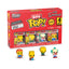 Funko bitty pop! los simpson - bart simpson, mr. burns, krusty el payaso, lard lad