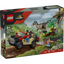 Lego jurassic world huida en todoterreno y raptor al acecho