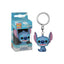 Funko pocket pop! disney - llavero lilo & stitch (sentado sonriendo)
