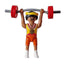 Playmobil halterofilo - sobres sorpresa serie 30 nios