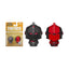 Pint size heroes 2-pack: fortnite - figuras black knight y red knight