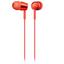 Sony MDR-EX155AP Dinámico Micrófono 9 mm 1,2 metros Rojo