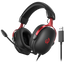QCY Heroad VN200 gaming headphones (black and red)
