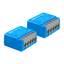 Relé inteligente Shelly 1 Mini Gen4 Pack 2 unidades Azul WiFi 6, Zigbee, Matter 8A