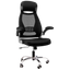 Silla de Oficina Powerbasics W2003 Negro con Reposabrazos Abatibles