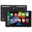 Pantalla táctil universal SWM B5351 7 pulgadas Carplay/Android Auto inalámbrico Negro