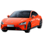 Xiaomi SU7 1/18 Die-cast Model Car Lava Naranja