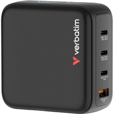 Cargador De Pared Universal Gan Para Viaje Verbatim Mini Gan
