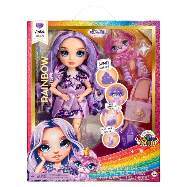 Mueca Violet Rainbow World Rainbow High 25Cm Hover Image