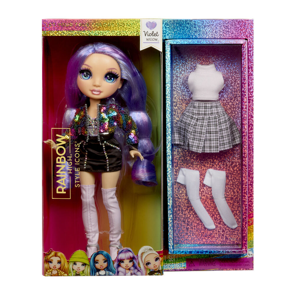 MuEca Violet Style Icons Fashion Dolls Rainbow High