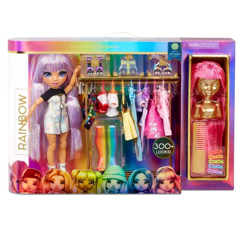 Mueca Avery Fashion Studio Rainbow High 25Cm