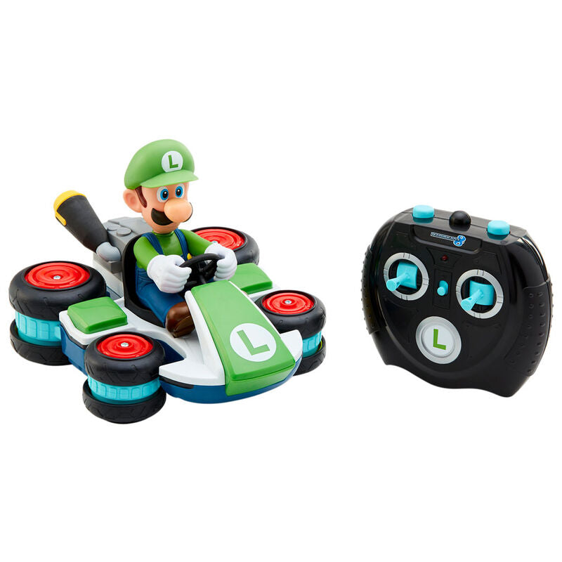 Coche Mini Rc Racer Luigi Mario Kart Nintendo Radio Control