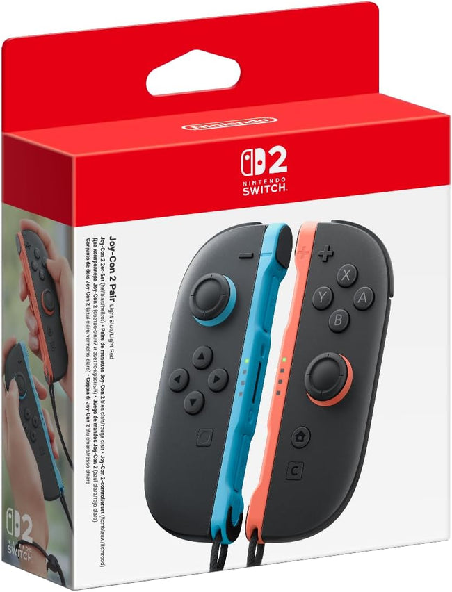 Joy-Con 2 Pareja - Azul Claro/Rojo Claro Switch 2 NINTENDO SWITCH 2 (Accesorios) Hover Image