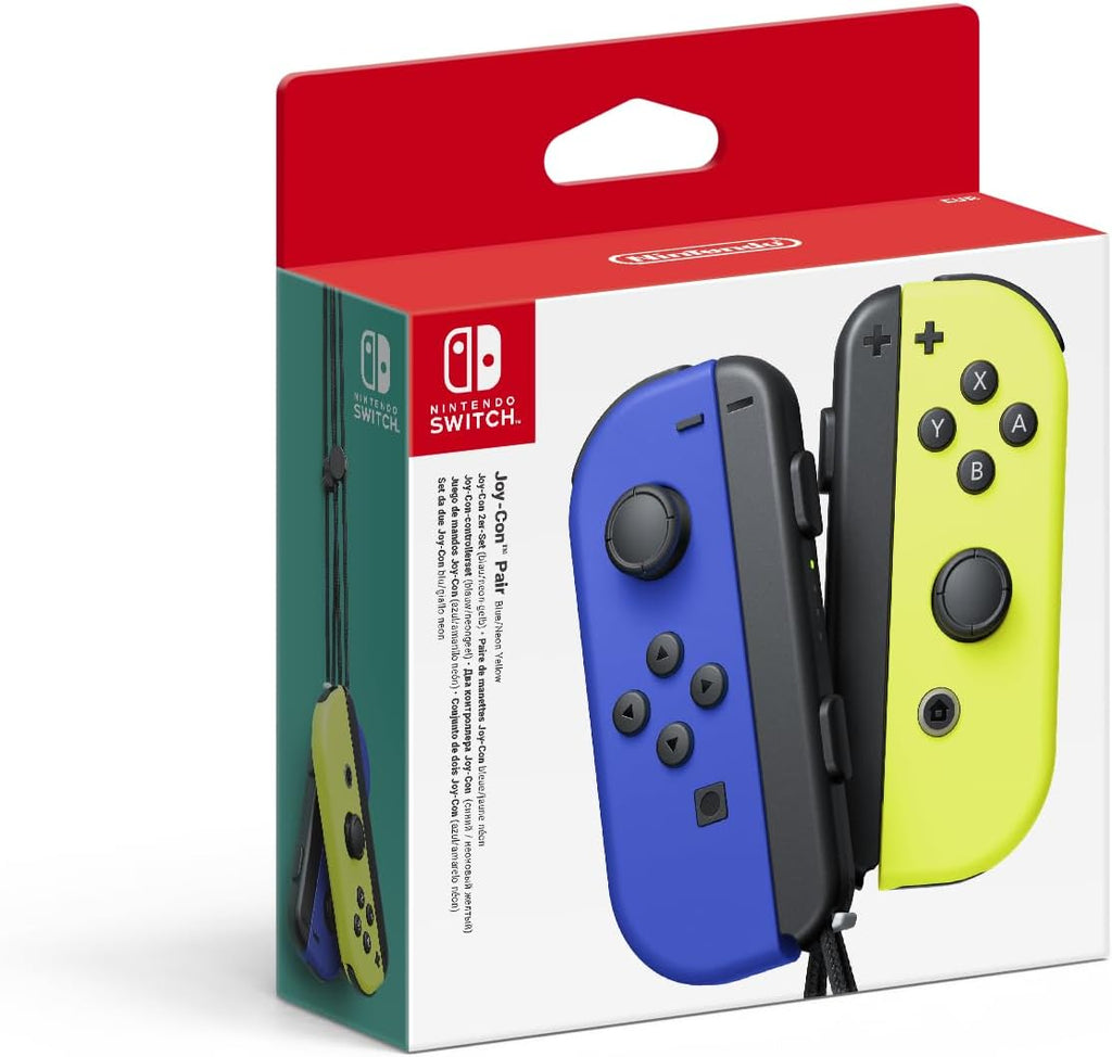 Mando Joy Con (Set Izda/Dcha) Azul/Amarillo Neon BTR NINTENDO SWITCH (Accesorios)