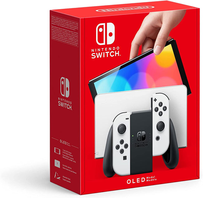 Consola Nintendo Switch (Versión Oled) Blanca Hover Image