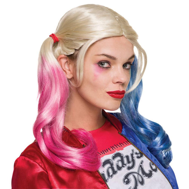 Peluca Harley Quinn Dc Comics Adulto Hover Image