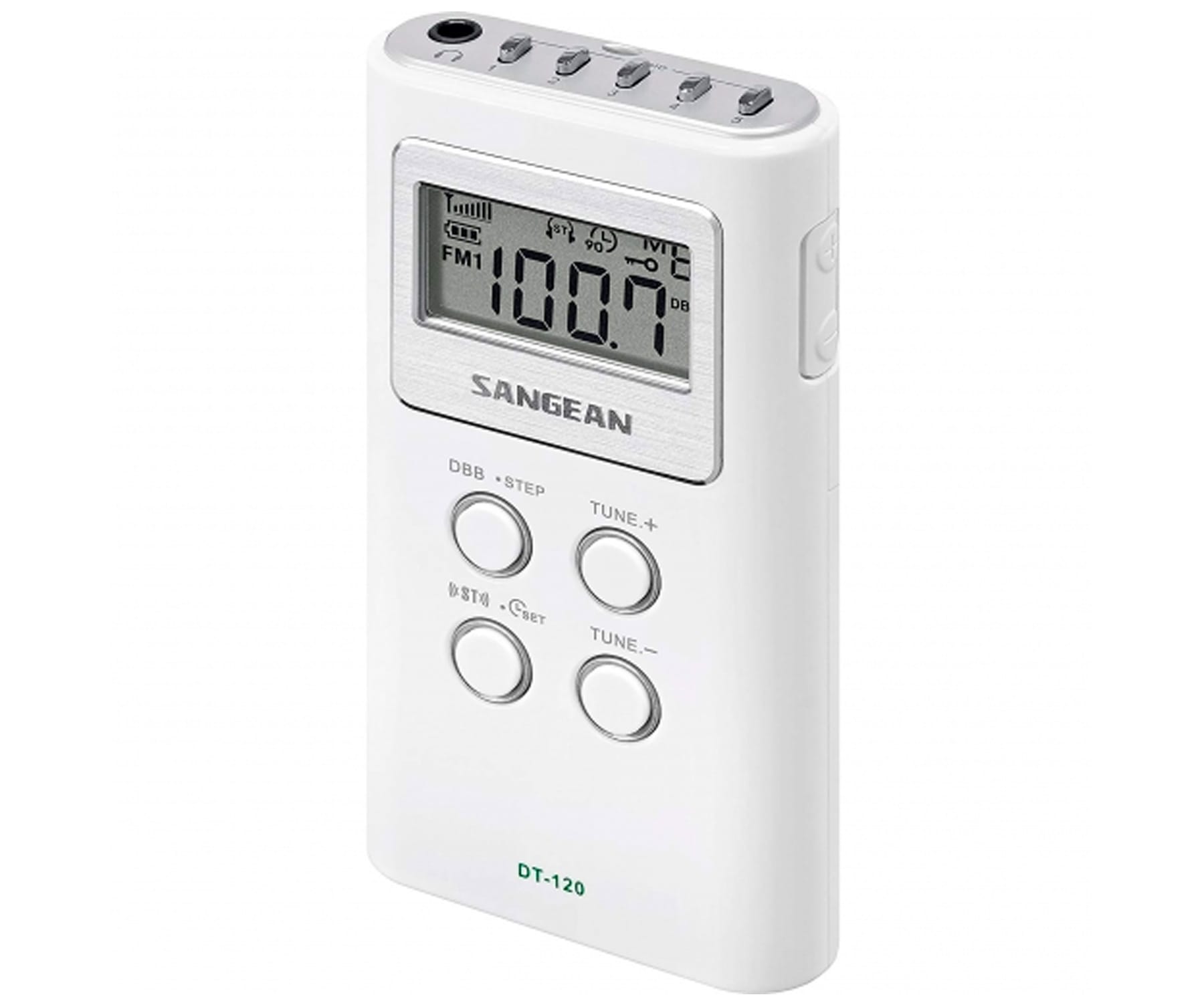 Sangean Dt-120 Blanco / Radio Portátil