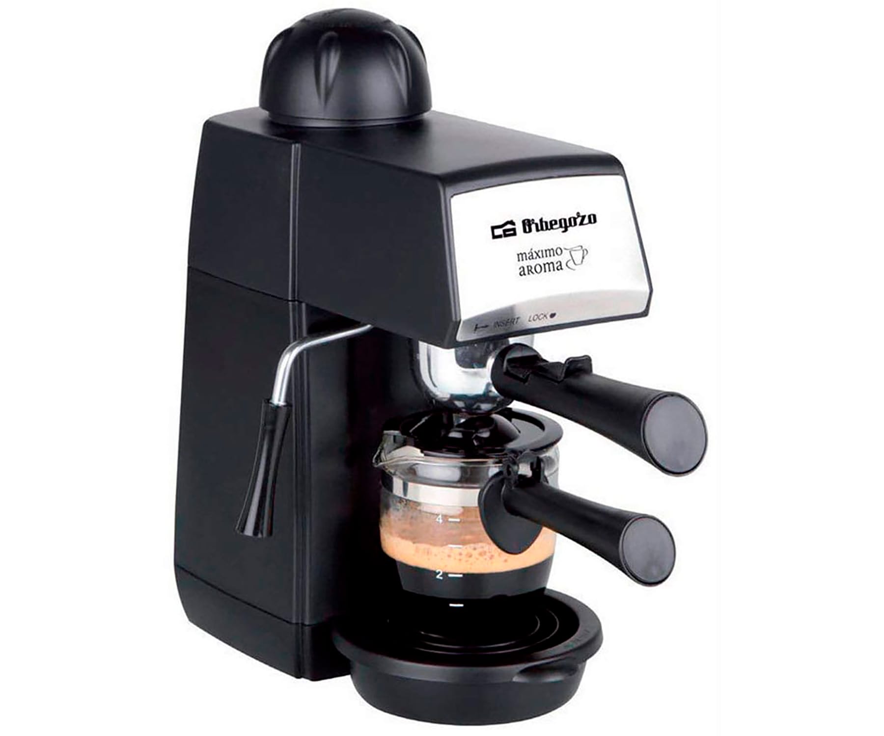 Orbegozo Exp 4600 Black / Cafetera Expresso Con Jarra