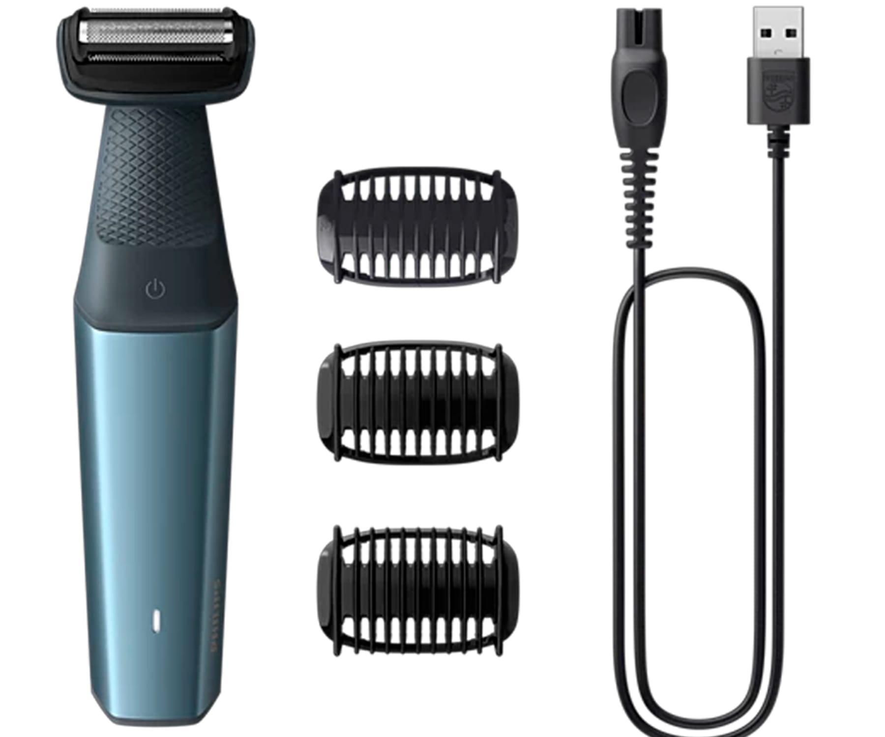 Philips Bodygroom Series 3000 Bg3027/05 / Afeitadora Corporal Con 3 Peines-guía