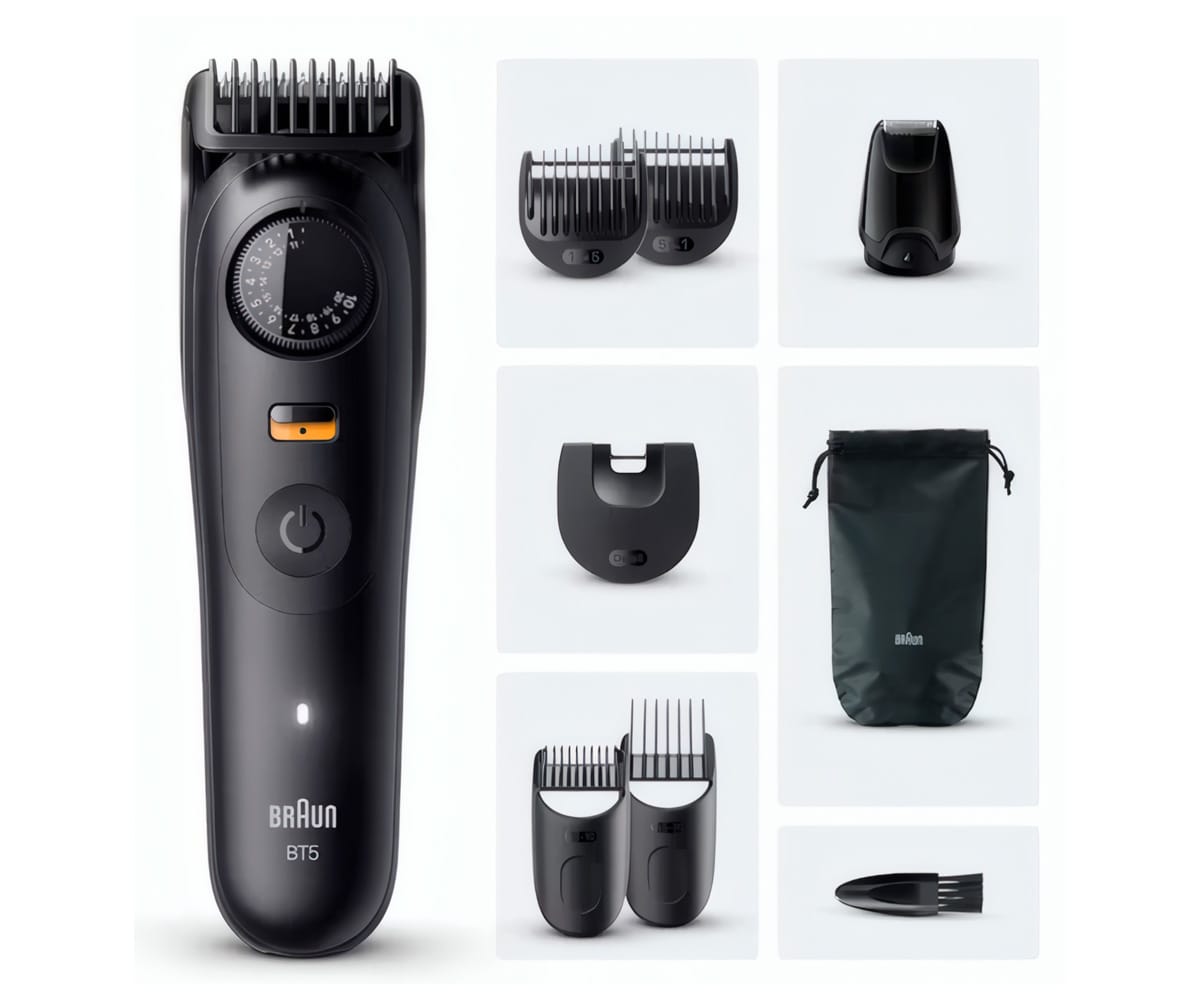 Braun Bt5560 / Recortadora De Barba Con 8 Accesorios