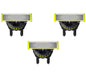 Philips Oneblade Qp430/50 / Pack De 3 Cuchillas 360 De Recambio