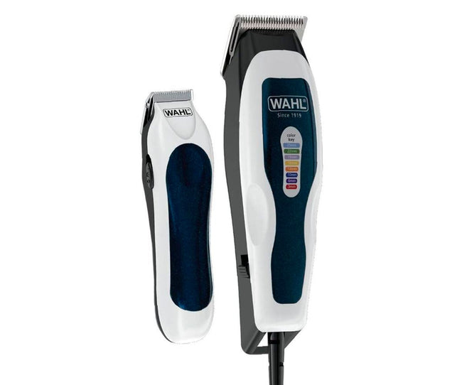 Wahl Color Pro Combo Blanco Y Azul / Kit Cortapelos + Recortadora Mini + 8 Peines Hover Image