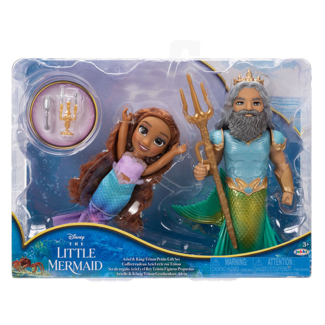 Mueca Ariel + Triton La Sirenita Disney 15Cm Hover Image