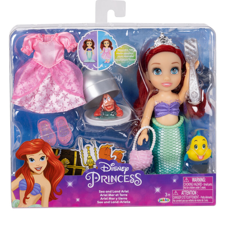 Mueca Ariel Mar Y Tierra La Sirenita Disney 15Cm