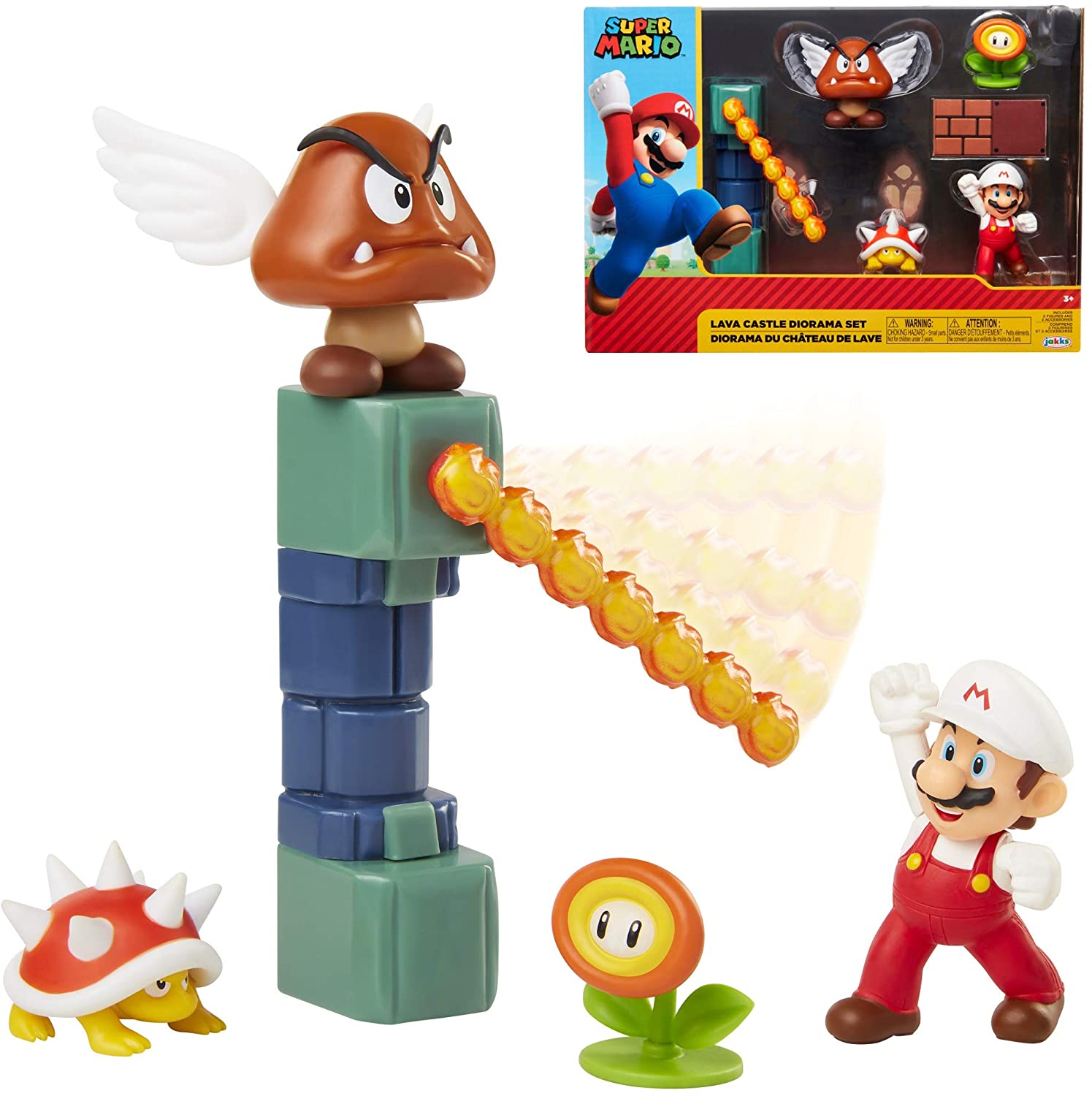 Nintendo - Diorama Castillo De Lava