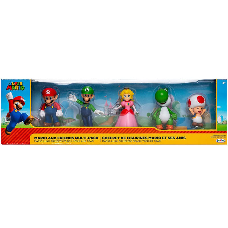 Nintendo - Mario & Friends Pack 5 Figuras 6 Cm