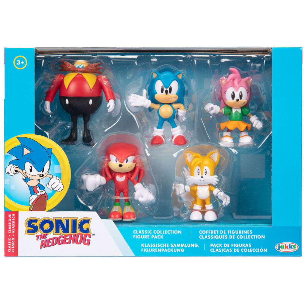Blister 5 Figuras Sonic The Hedgehog 6Cm