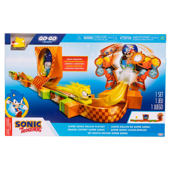 Playset Super Sonic Deluxe Go Go Racers Sonic Hover Image