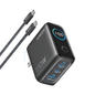 Cargador De Pared Anker 100W 3 Puertos Con Pantalla Intelige