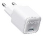 Cargador De Pared Anker Zolo 30W 1 Puerto Usb-C Blanco