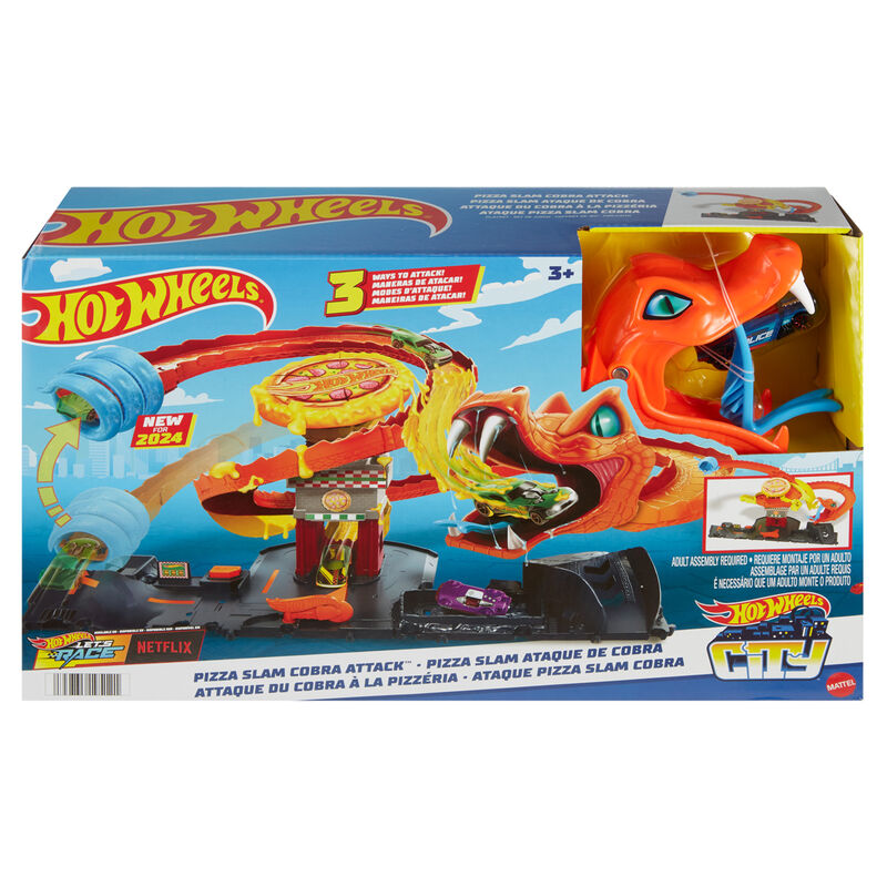 Pista Pizza Slam Ataque De Cobra Hot Wheels