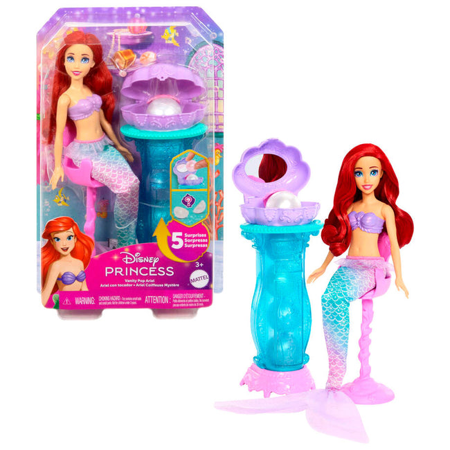 MuEca Ariel Con Tocador La Sirenita Princesas Disney Hover Image