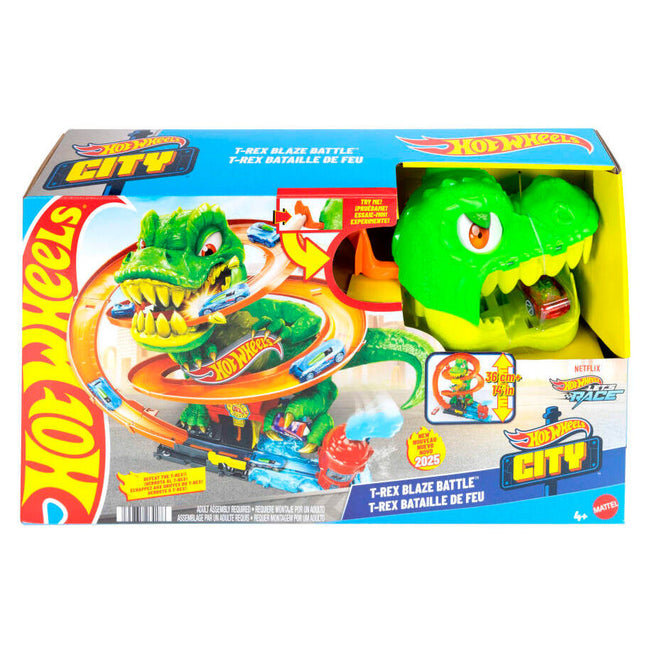 Pista Estacion De Bomberos T-Rex City Hot Wheels Hover Image