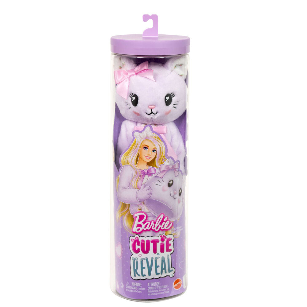 MuEca Gatito Lila Cutie Reveal Lazos Dulces Barbie