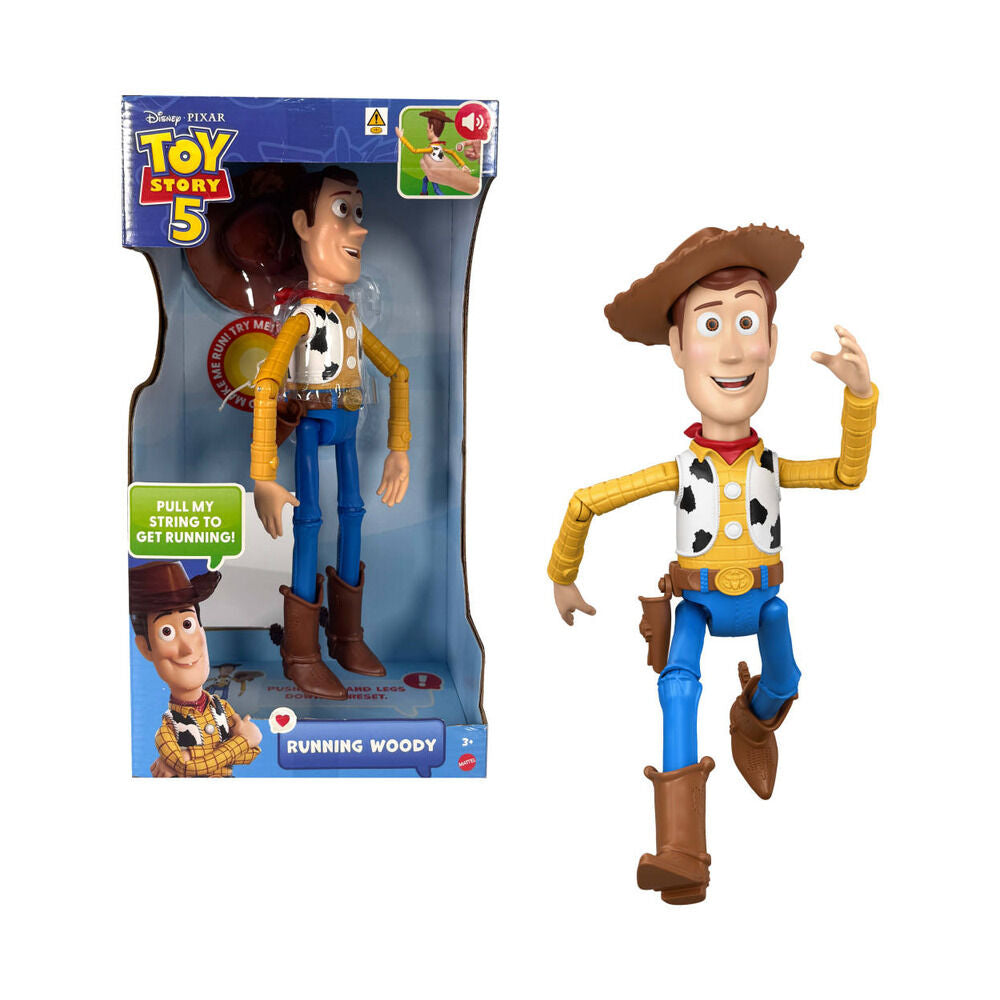 Figura Deluxe Woody Toy Story 5 Disney Pixar 30Cm EspaOl