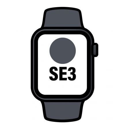 Apple Watch Se3/ Gps/ 44Mm/ Caja De Aluminio Medianoche/ Cor
