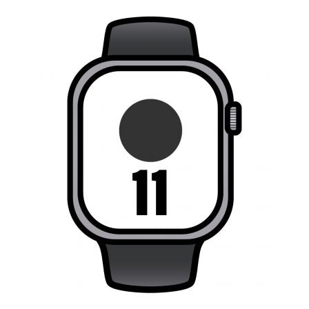 Apple Watch Series 11/ Gps/ 42Mm/ Gris Espacial/ Correa Negr