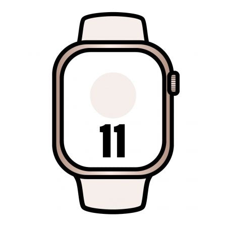 Apple Watch Series 11/ Gps/ 42Mm/ Oro Rosa/ Correa Rosa Rubo