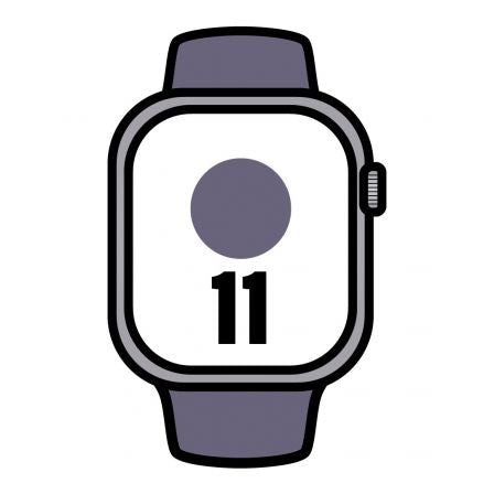 Apple Watch Series 11/ Gps/ 42Mm/ Plata/ Correa Deportiva Ni