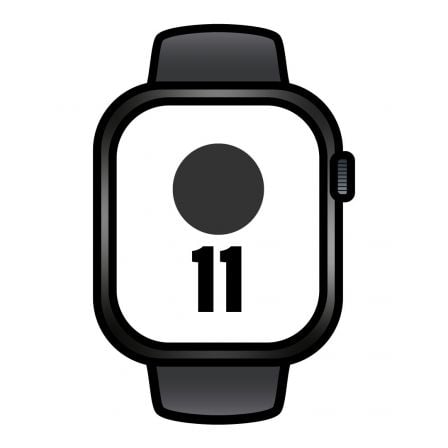 Apple Watch Series 11/ Gps/ 46Mm/ Negro Azabache/ Correa Neg